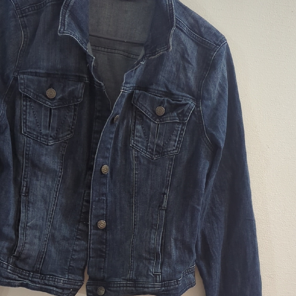 a.n.a Classic Blue Denim Jacket Size Xl